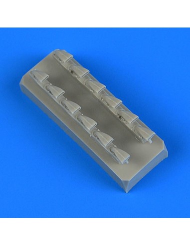 Bf 109 G-6 exhaust for Tamiya 