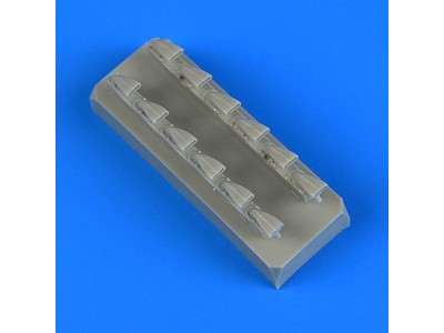 Bf 109 G-6 exhaust for Tamiya 