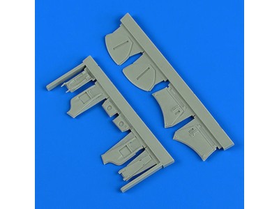 Hawker Hunter undercarriage covers for Airfix 