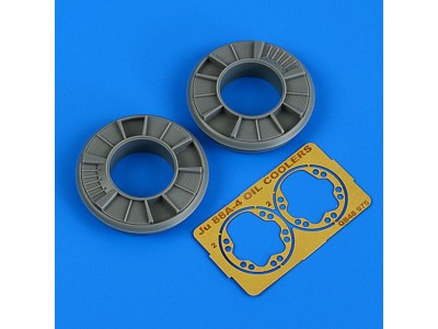 Ju 88A-4 oil coolers for ICM 