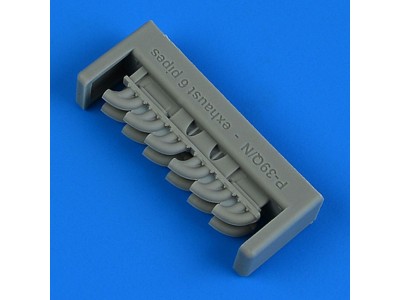 P-39Q/N Airacobra exhaust - 6 pipes for Arma Hobby 