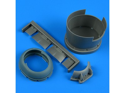 F6F-5 Hellcat cowling and cooling flaps (opened) for Hobby Boss 
