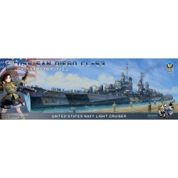 USS SAN DIEGO CL-53 (ATORI BRAND) 
