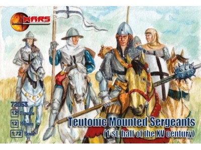 Teutonic mounted sergeants, 1st half XV 