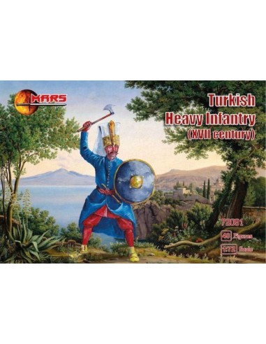 Turkish heavy infantry, XVII century 