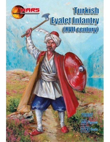 Turkish Eyalet infantry, XVII century 