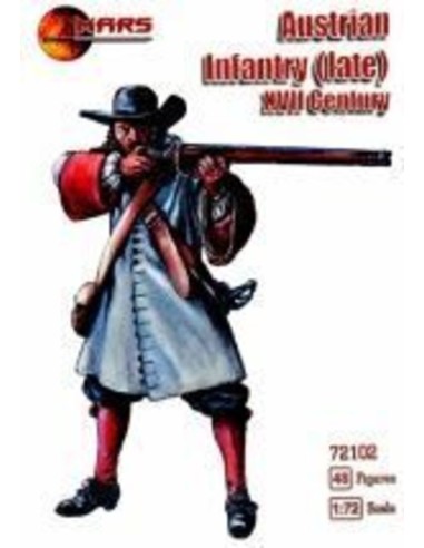 Austrian infantry(late), XVII century 