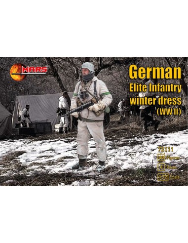 WWII German elite infantry,winter dress 