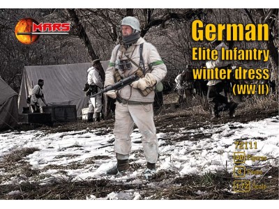 WWII German elite infantry,winter dress 