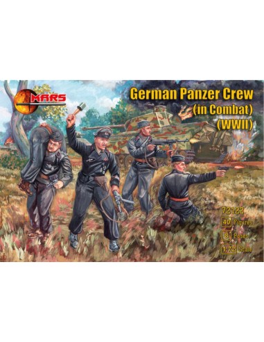 German Panzer Crew (in Combat) WWII 