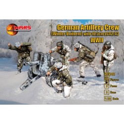 German Artillery Crew (winter Uniform) & 10,5cm LG 42/43 