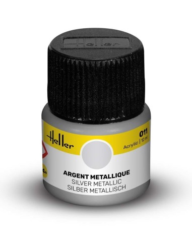 Acrylic Colour 011 Silver Metallic 