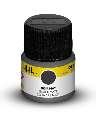 Acrylic Colour 033 Black Matt 