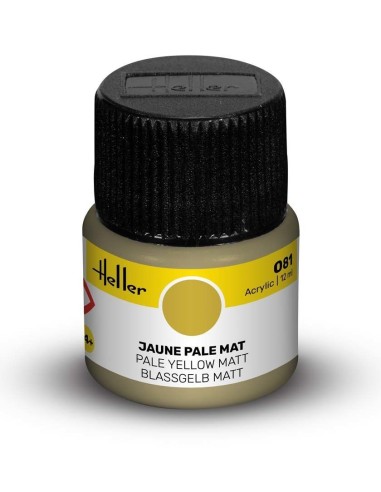 Acrylic Colour 081 Pale Yellow Matt 