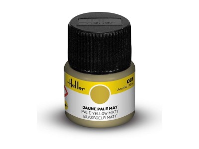 Acrylic Colour 081 Pale Yellow Matt 