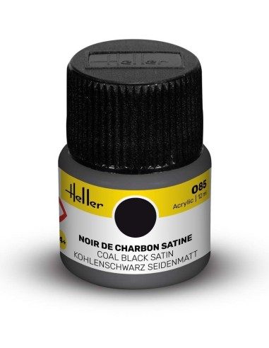 Acrylic Colour 085 Coal Black Satin 