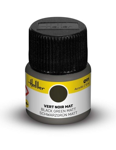 Acrylic Colour 091 Black Green Matt 