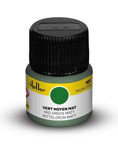Acrylic Colour 101 Mid Green Matt 