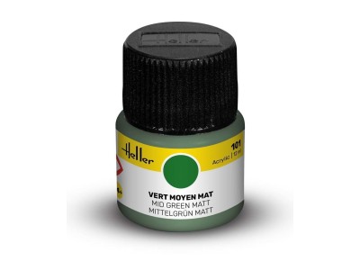 Acrylic Colour 101 Mid Green Matt 