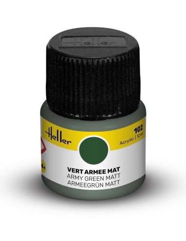 Acrylic Colour 102 Army Green Matt 