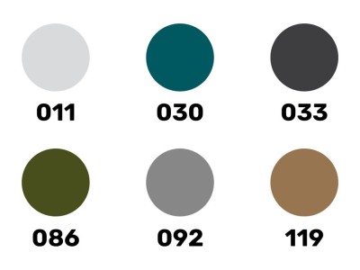 Acrylic Colour Set ”Military” 6 x 12 ml + Brush 