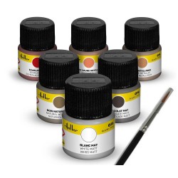 Acrylic Colour Set  ”Sailing Ships” 6 x 12 ml + Brush  2