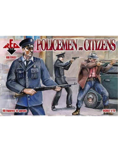 Policemen and citizens 