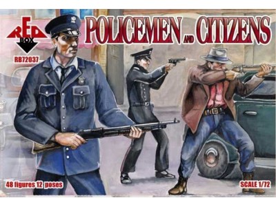Policemen and citizens 