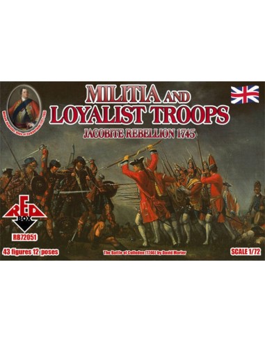 Militia+Loyalist Troops 1745,Jacobite R. 
