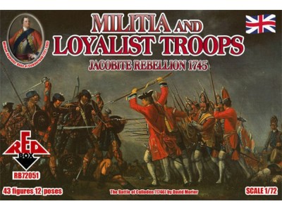Militia+Loyalist Troops 1745,Jacobite R. 