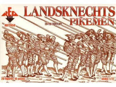 Landsknechts (Pikemen), 16th century 