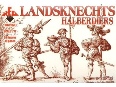 Landsknechts (Halberdiers),16th century 