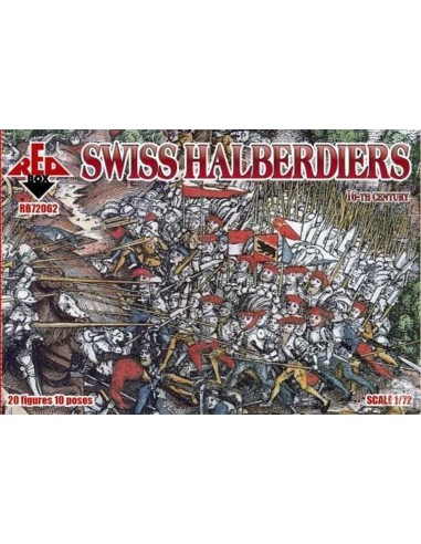 Swiss halberdiers, 16th century 