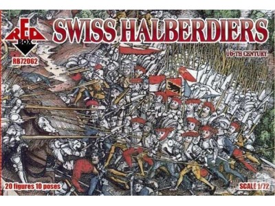 Swiss halberdiers, 16th century 