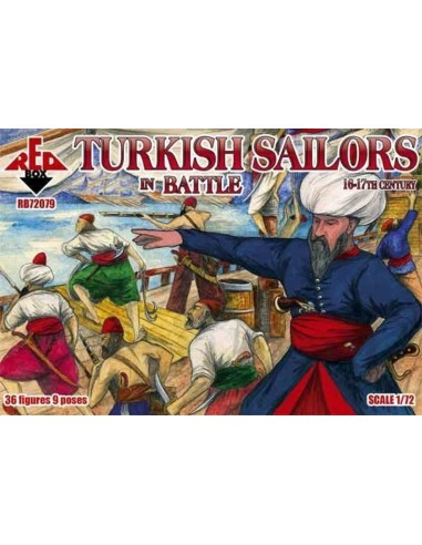 Turkish sailor in battle, 16-17th centur 
