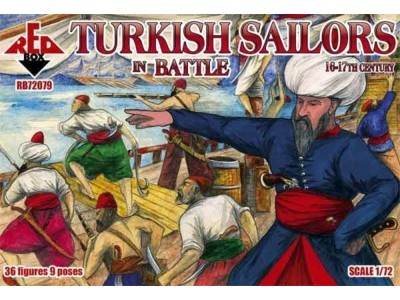 Turkish sailor in battle, 16-17th centur 