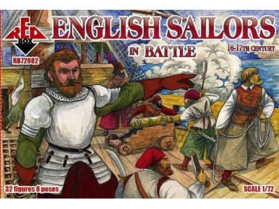 English sailor in battle,16-17th century 