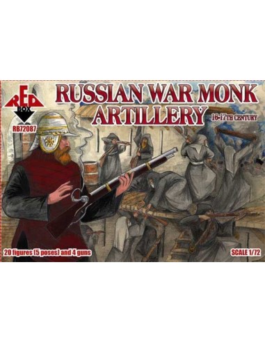 Russian war monk artillery,16-17th centu 