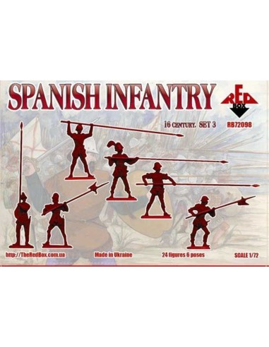 Spanish infantry(Pike),16th century,set3 