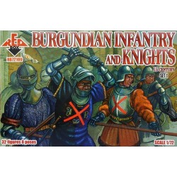 Burgundian infantry a.knights,15th centu set 1 