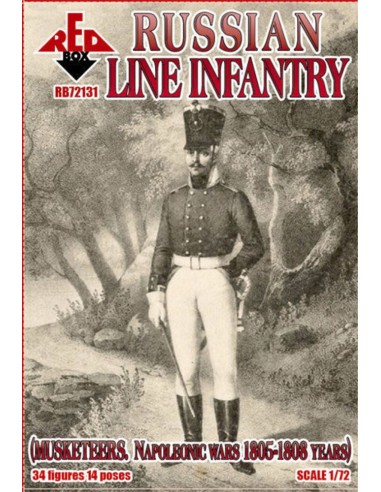 Russian line infantry(Musketeers)1805-08 