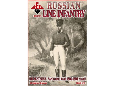 Russian line infantry(Musketeers)1805-08 