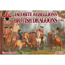 Jacobite Rebellion. British dragoons 1745 