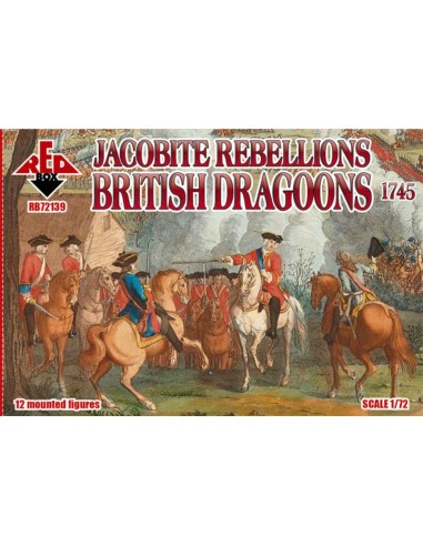 Jacobite Rebellion. British dragoons 1745 