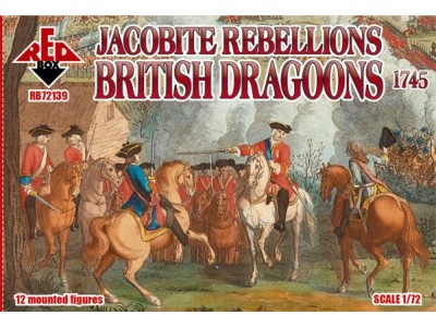 Jacobite Rebellion. British dragoons 1745 