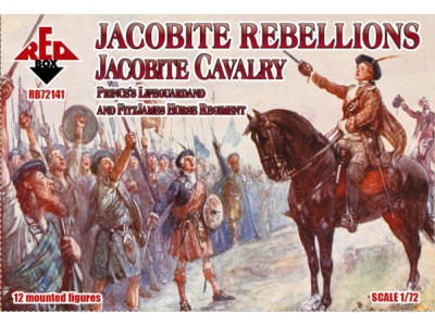 Jacobite Rebellion.Jacobite Cavalry.Prince Lifeguard a.FitzJames Horse Regiment 