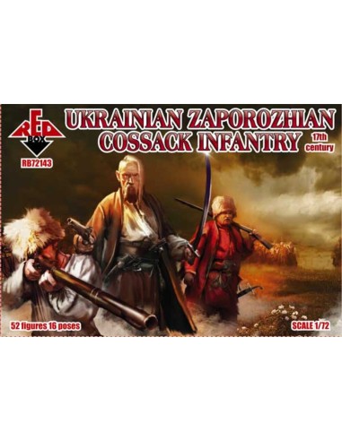 Ukrainian Zaporozhian Cossacks infantry, 17th century 