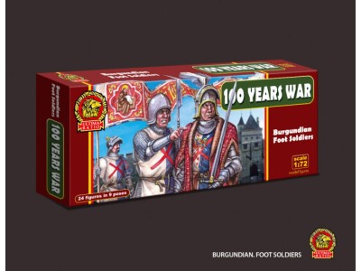 Burgundian Foot Soldiers, 100 Years War 