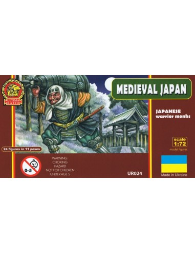 Japanese Warrior Monks. Medieval Japan 