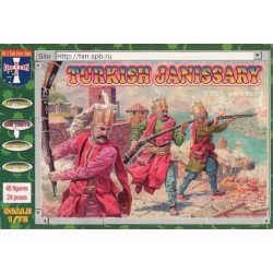 Turkish janissary, 17. century 